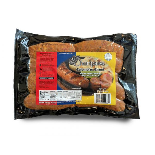 Mr.Tango - Choripaisa Colombian Sausage, 2.5 lb