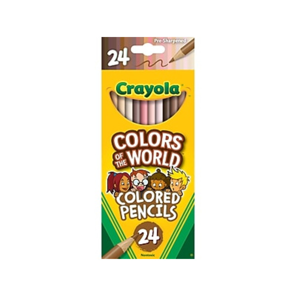 Crayola Colors of the World Colored Pencils - Assorted Colors - 24 Pack