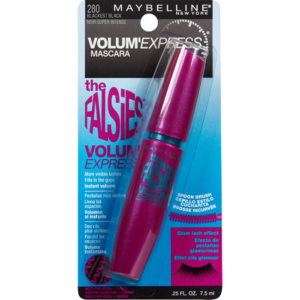 Maybelline Blackest Black Volum' Express The Falsies Mascara Same