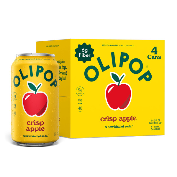 OLIPOP Crisp Apple Soda