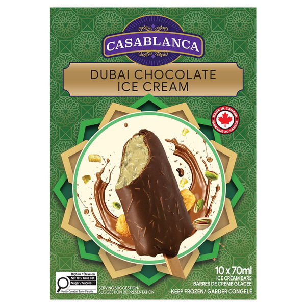 Casablanca Dubai Chocolate Ice Cream