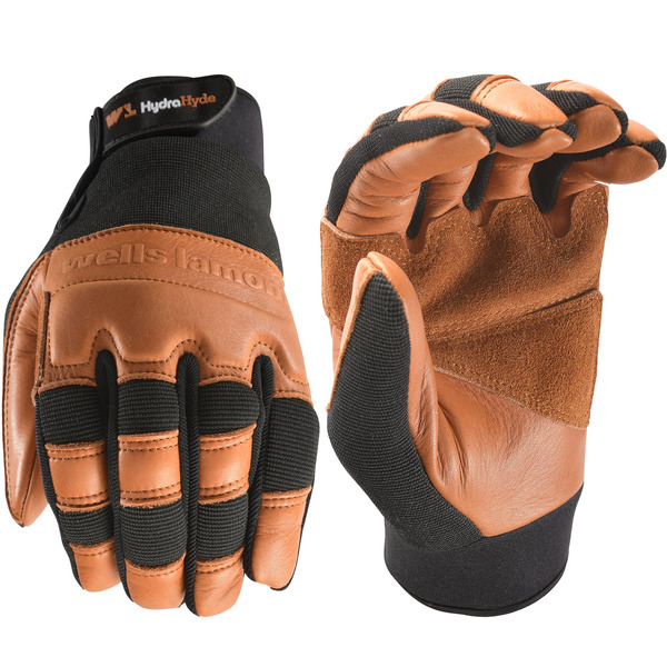 Wells Lamont M Brown Leather Construction Gloves 1 -Pairs