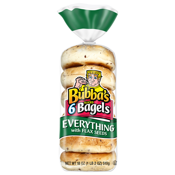 Bubba’s 6 Everything Bagels