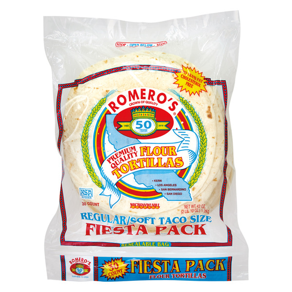 Romero's Soft Taco Flour Tortillas