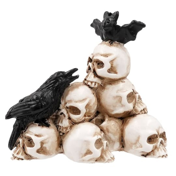 Ashland Mini Stack of Skulls with Crow & Bat
