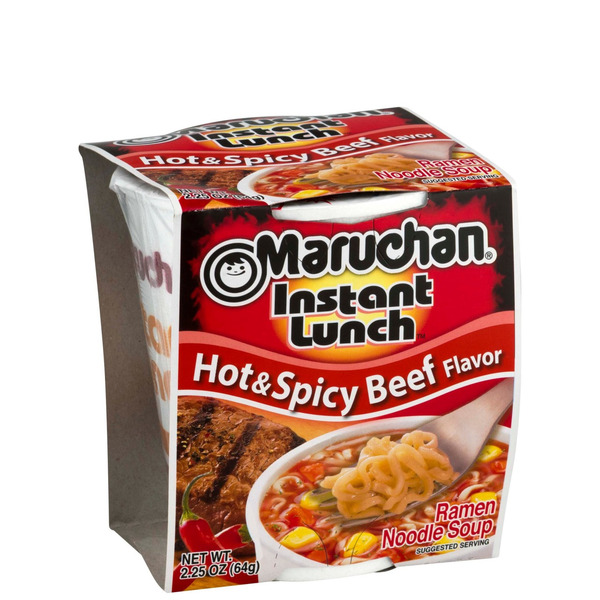 Maruchan Instant Lunch Ramen Noodles, Hot & Spicy Beef