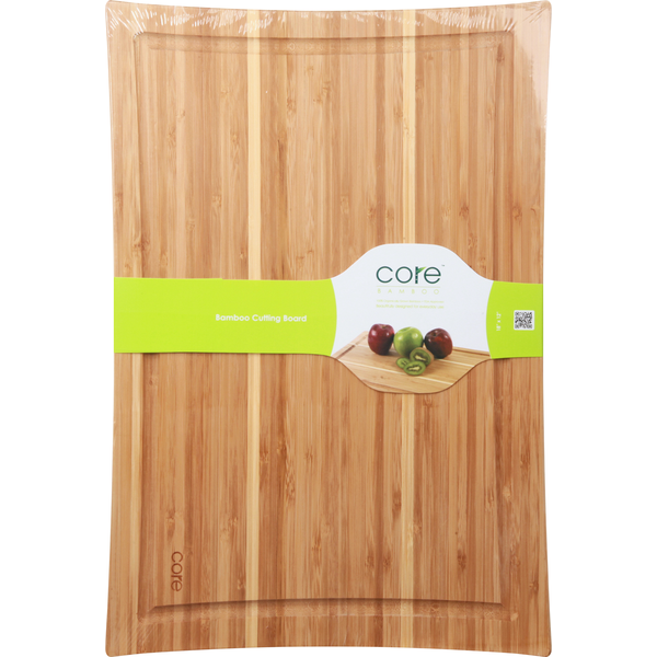 Core Bamboo Cutting Board, Bamboo, 18 Inch x 12 Inch (1 each) Instacart