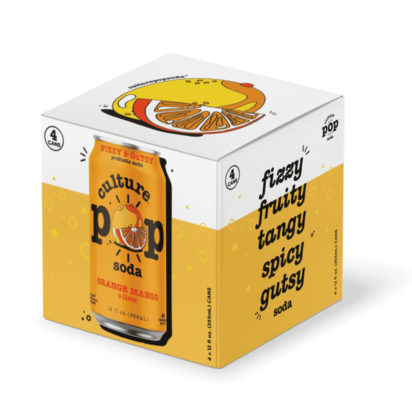 Culture Pop Soda Orange Mango & Lime Same-Day Delivery or Pickup