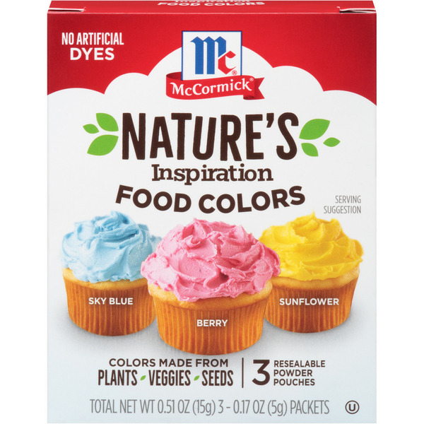 Mccormick Nature's Inspiration Food Colors