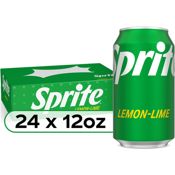 Sprite Lemon-Lime Caffeine Free Soda Cans