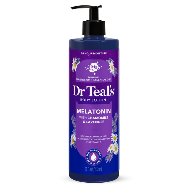 DRXratinal DEEP LOTION 18 2本セット　　QW4906 Dr Teal's Body Lotion with Melatonin, Lavender & Chamomile