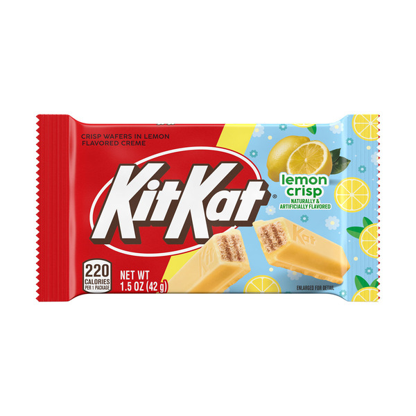 KIT KAT® Lemon Flavored Creme Wafer, Easter Candy Bar, 1.5 oz