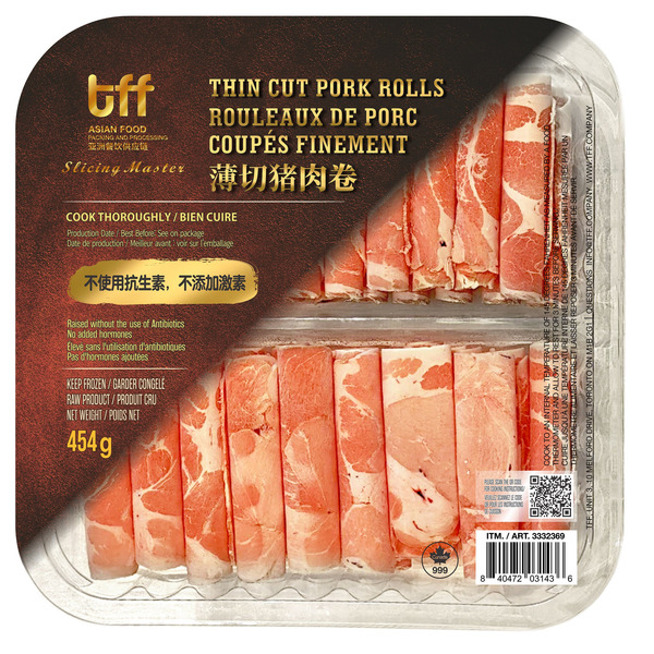 RWA Thin Cut Pork Rolls 454 g