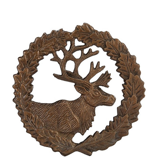 Southern Living Aluminum Elk Wreath Trivet