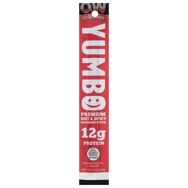 Old Wisconsin Sausage Stick, Hot & Spicy, Premium