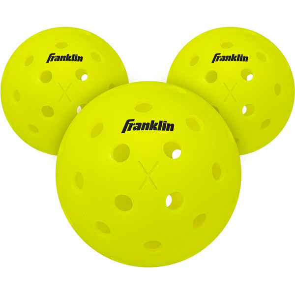 Franklin Pickleball-X Outdoor Pickleballs – 3 Pack