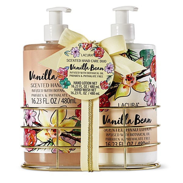 ALDI Lacura Botanicals Scented Body Lotion & Wash With Vanilla Bean