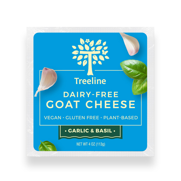 Treeline Garlic & Basil, Dairy-Free Goat Cheese