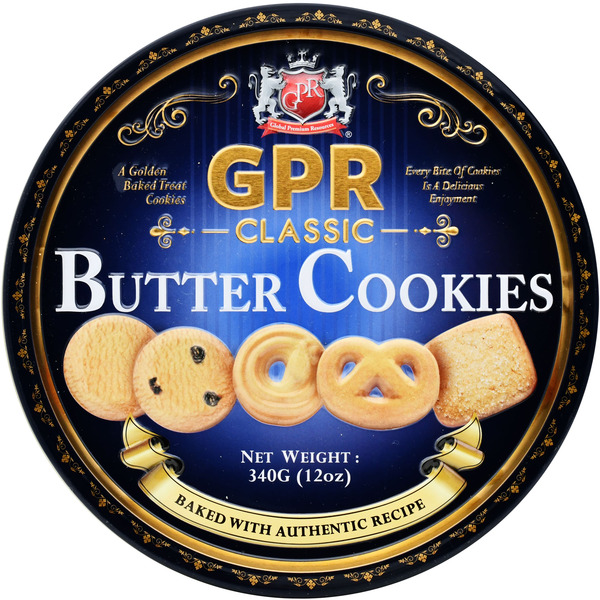 Royal British Butter Cookies in Tin
