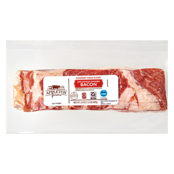 Appleton Farms Thick Sliced Applewood Bacon
