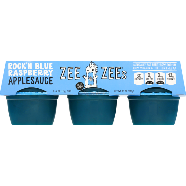 Zee Zees Applesauce, Rock'N Blue Raspberry (6 each) Instacart