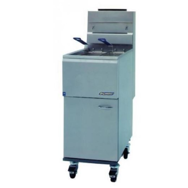 Sir Lawrence Fryer, 40 lb grease capacity, Natural Gas, 105K BTUs