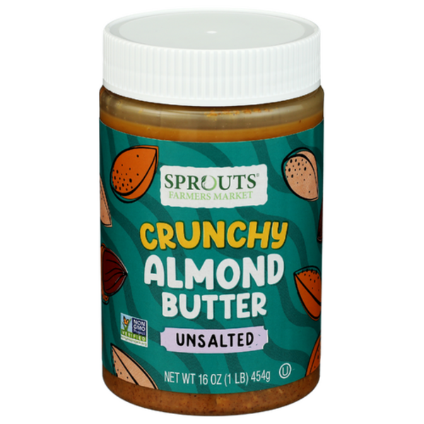 Sprouts Farmers Market Sprouts Unsalted & Unsweetened Crunchy Almond ...