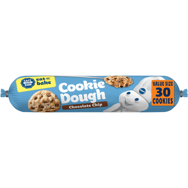 Pillsbury Ready to Bake Chocolate Chip Value Size Cookie Dough