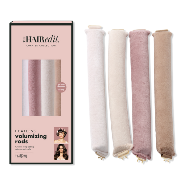The Hair Edit Heatless Volumizing Hair Rods 4-Pack