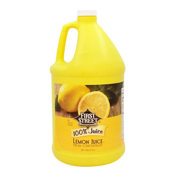 First Street 100 Lemon Juice (1 gal) from Smart & Final Instacart