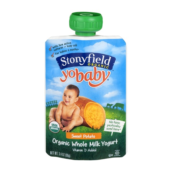 Stonyfield Organic Yobaby Organic Whole Milk Yogurt Sweet Potato (3.4