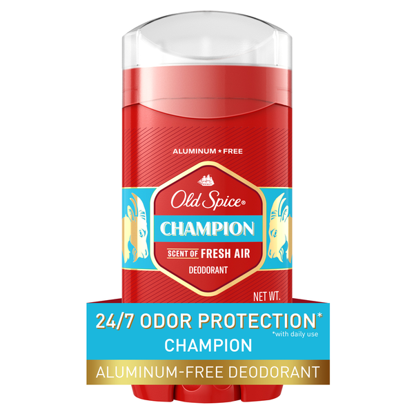 Old Spice Aluminum Free Deodorant for men, Champion Same-Day