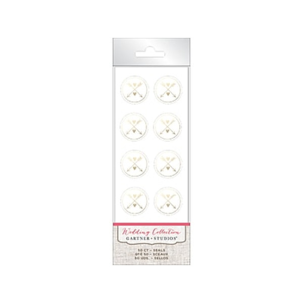 Gartner Studios White & Gold Seals
