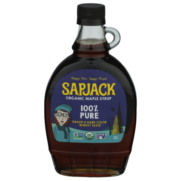 Sapjack Dark Organic 100% Pure Maple Syrup