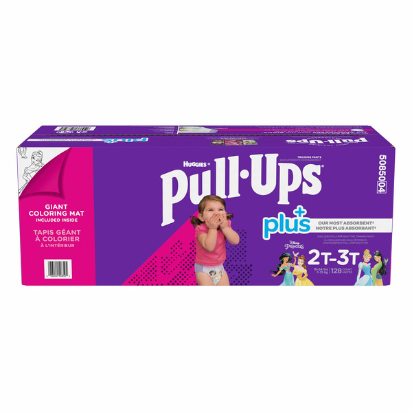 Huggies 2T - 3T Girl Pull-Ups Plus Training Pants