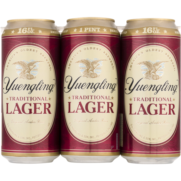 Yuengling Traditional Lager (16 fl oz) Instacart