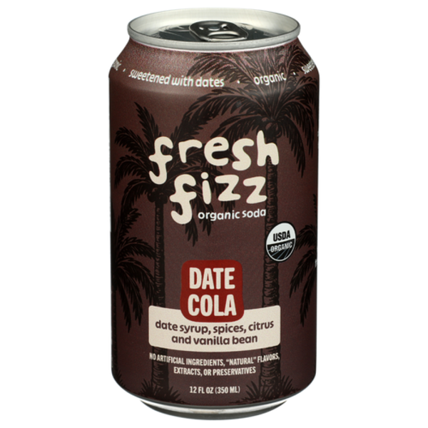 Fresh Fizz Organic Soda Organic Date Cola Soda
