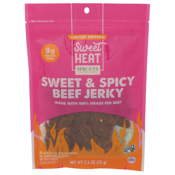 Sprouts Sweet & Spicy Sweet Heat Beef Jerky