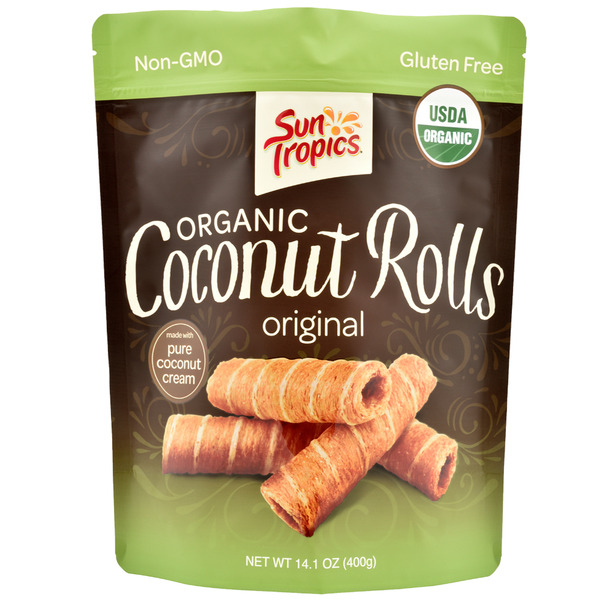 Sun Tropics Organic Coconut Rolls Original
