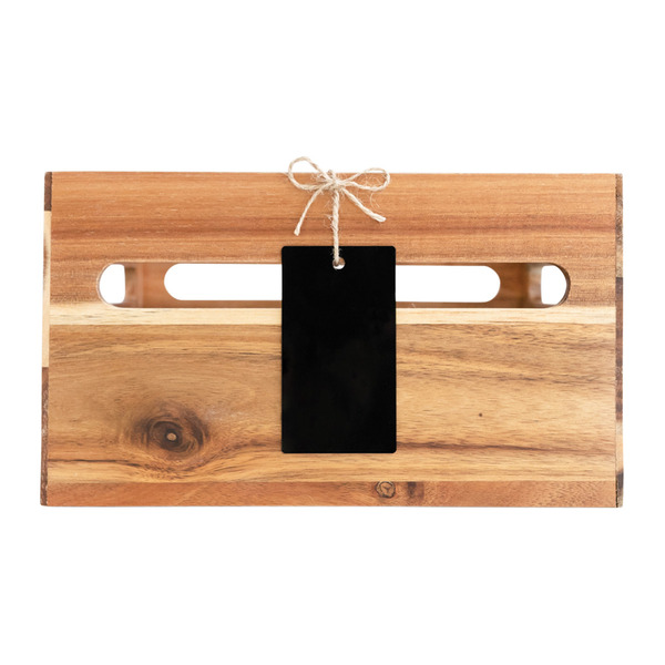 Savvy & Sorted Acrylic Tie-On Label - Black