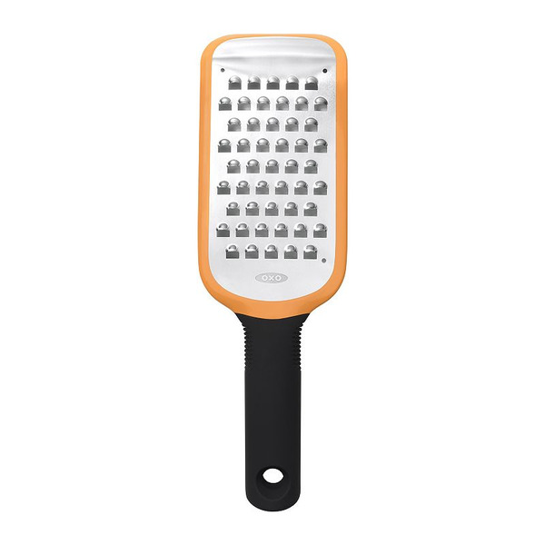 OXO Yellow Silver Black Good Grips Etched Coarse Grater
