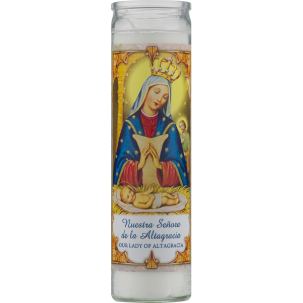Prayer Candle Our Lady Of Altagracia 8
