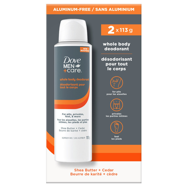Dove Men+Care Whole Body Deodorant