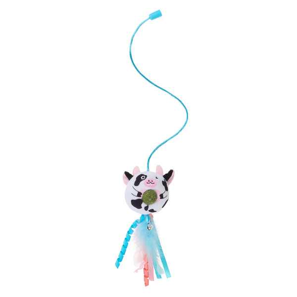 Whisker City Cow Teaser Wand Cat Toy Attachment