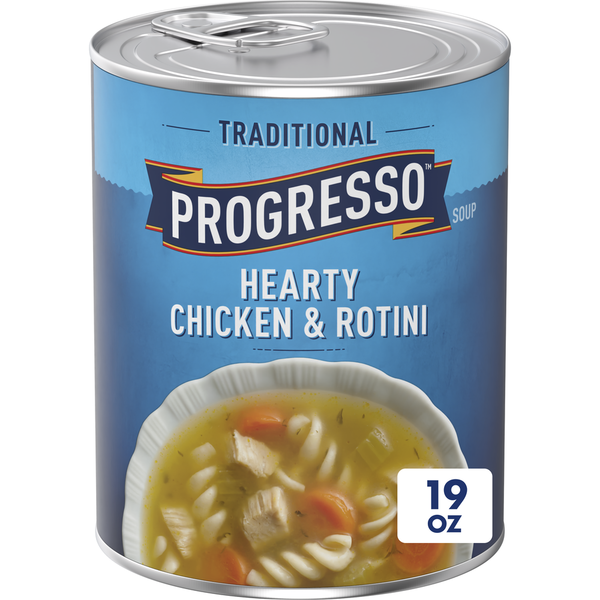 Progresso Traditional, Hearty Chicken & Rotini Canned Soup Same