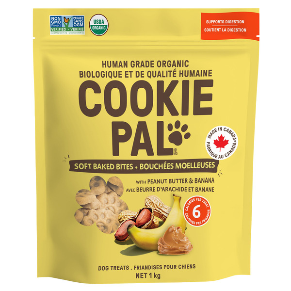 COOKIEPAL Peanut Butter & Banana Soft Baked Dog Treats