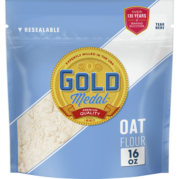 Gold Medal Gluten Free Oat Flour Resealable Bag Same-Day Delivery