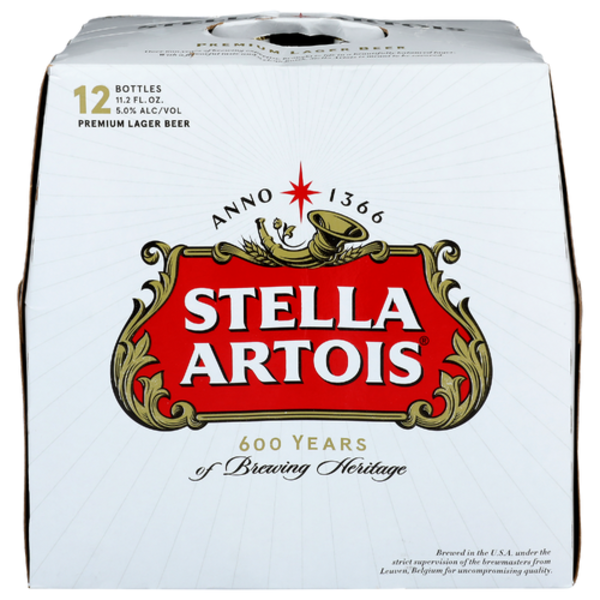 Stella Artois Beer 12 Pack Bottles