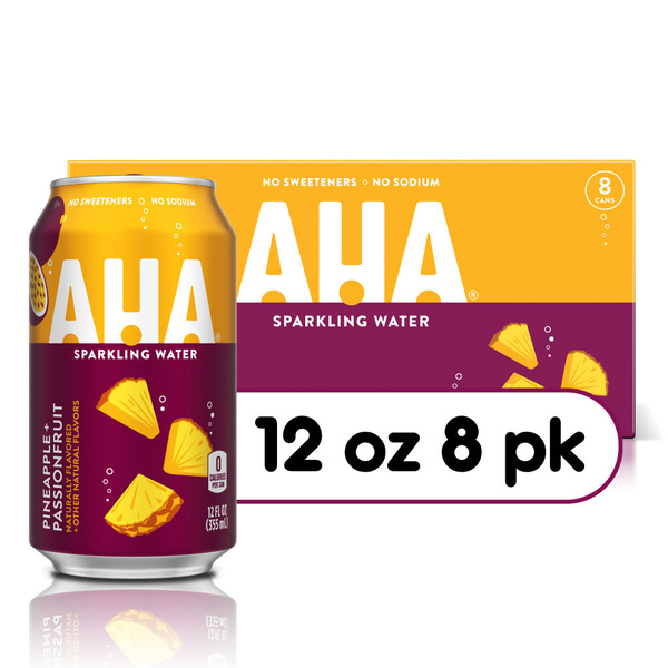 AHA Pineapple Passionfruit Cans Same-Day Delivery or Pickup | Cub