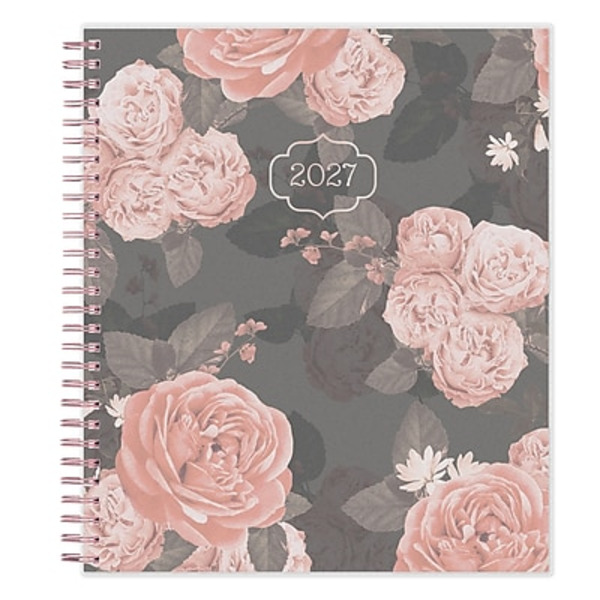 Blue Sky Orange Glow 2027 Monthly Standard Planner, 8 x 10 in - Plastic Cover